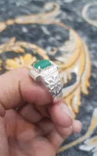 انگشتر عقیق سبز