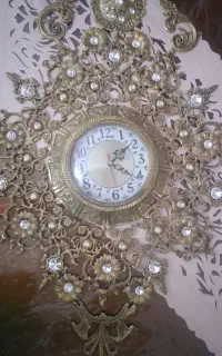 ساعت دیواری برنج