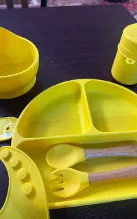 سرویس سیلیکونی ظرف کودک