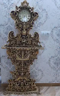ساعت ایستاده چوبی