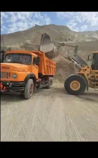 کامیون حمل بار(بیس،شن،ماسه)