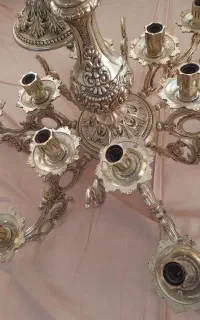 لوستر پلاستیکی ۶شاخه