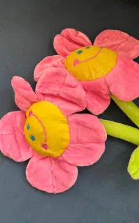 گل پارچه ای مخملی