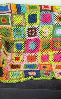 بافتنی رو مبلی و بعنوان یک پتوی تابستانی میشه