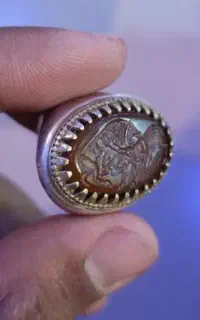 انگشتر نقره نشان