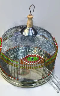 قفس دست بافت گرد