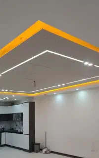 اجرای کناف سقف کناف کار  و برقکار  پردیس