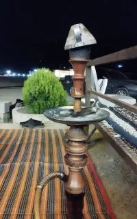 قلیان چوبی