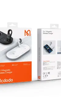 شارژر بی‌سیم 3 به 1 مک دودو مدل CH-7060