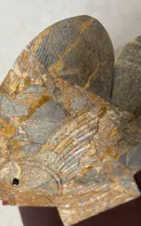 مجسمه ماهی سنگ کار دست