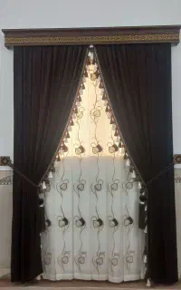 دوعدد پرده در حد نو