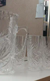 دو دست پارچ و لیوان خورشیدی