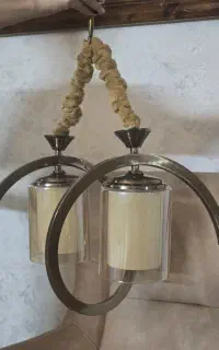 دوعدد لوستر زیبا وتمیز وسالم
