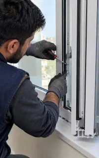 نصب و تعمیر درب پنجره pvcو آلومنیومی و پشه بند