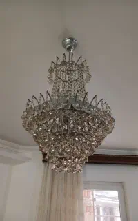 دوعدد لوستر ۸شاخه