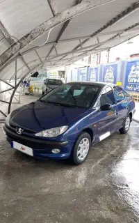 پژو 206sd مدل 1386 تمیز