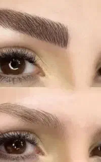 مدل رایگان ابرو میکروبلیدینگ فیبروز آرایش دائم