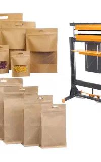 دستگاه دوخت پلاستیک 5لاین کرافت زیپ دار MH400