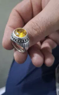 انگشترکلکسیونی قدیمی مهردارسیترین.