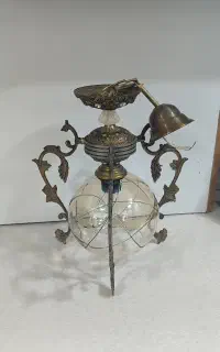 لوستر آشپزخانه برنز