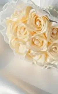 دسته گل روبانی