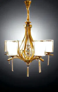 کارگاه تولیدی لوستر لاوین لوستر مدل غنچه