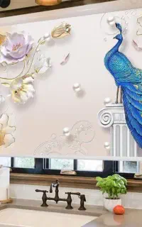 پرده رولی تصویری منظره/ تولیدشیک،جدید کد۳۵۵