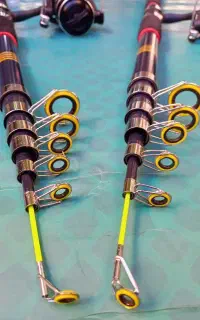 چوب ماهیگیری پسر ژاپنی با چرخ ماهیگیری فلزی/ لنسر