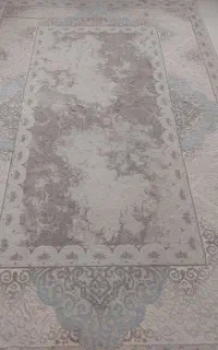 گلیم فرش ۶متری رنگ طوسی