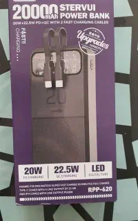 پاوربانک ریمکس مدل Fast sharge cabled  22.5w