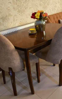 میزناهارخوری همراه با دو صندلی