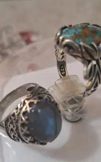 ۲ عدد انگشتر نقره زیبا فقط۱۵۴۰۰۰۰۰