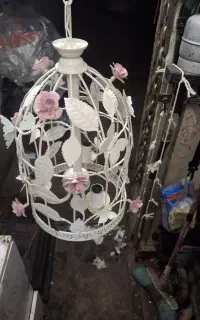 لوستر مدل قفسی یک عدد قیمت پایین