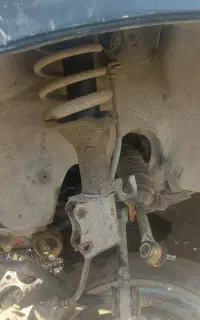 کمک جلو وعقب پراید تصادفی
