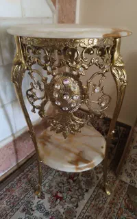 میز تلفن برنز