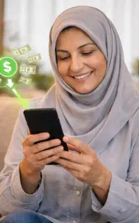 استخدام و کار در منزل با گوشی