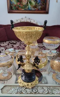 حراج سری لوازم منزل کریستال دکورچراغ کنارسالنی مبل