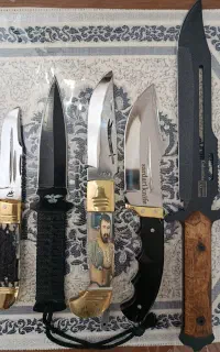 چاقو دنده ای.شکاری.زنجیر