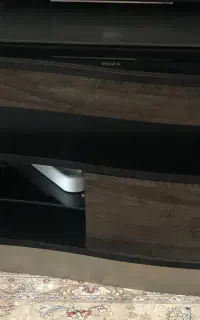 میز تلوزیون چوبی دو تیکه