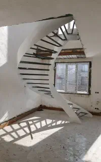 پله گرد     دوبلکس     ساخت  و نصب