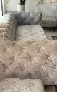 مبل چستر با پارچه نانو