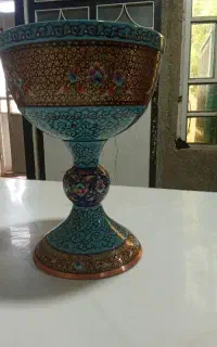 ظرف مسی از صنایع دستی کشورمان