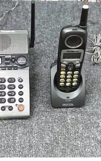 تلفن بیسیم ۲ گوشی پاناسونیک اصل