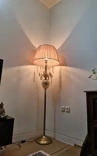 آباژور کنار سالنی ایستاده