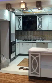 گروه صنعتی کمد کابینت درب pvc وشیشه و اینه الماس.