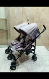 کالسکه دوقلویی ایتالیایی تمیز و سالم