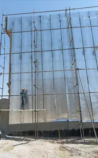 نصب ایزوگام قیرگونی وتخریب ساختمان