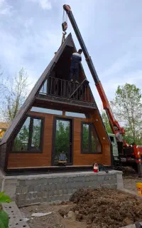 سازنده کلبه های سویسی و فلات