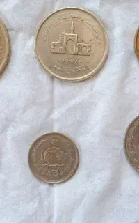 شش عدد سکه پهلوی و جمهوری