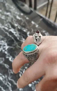 انگشتر نقره فیروزه